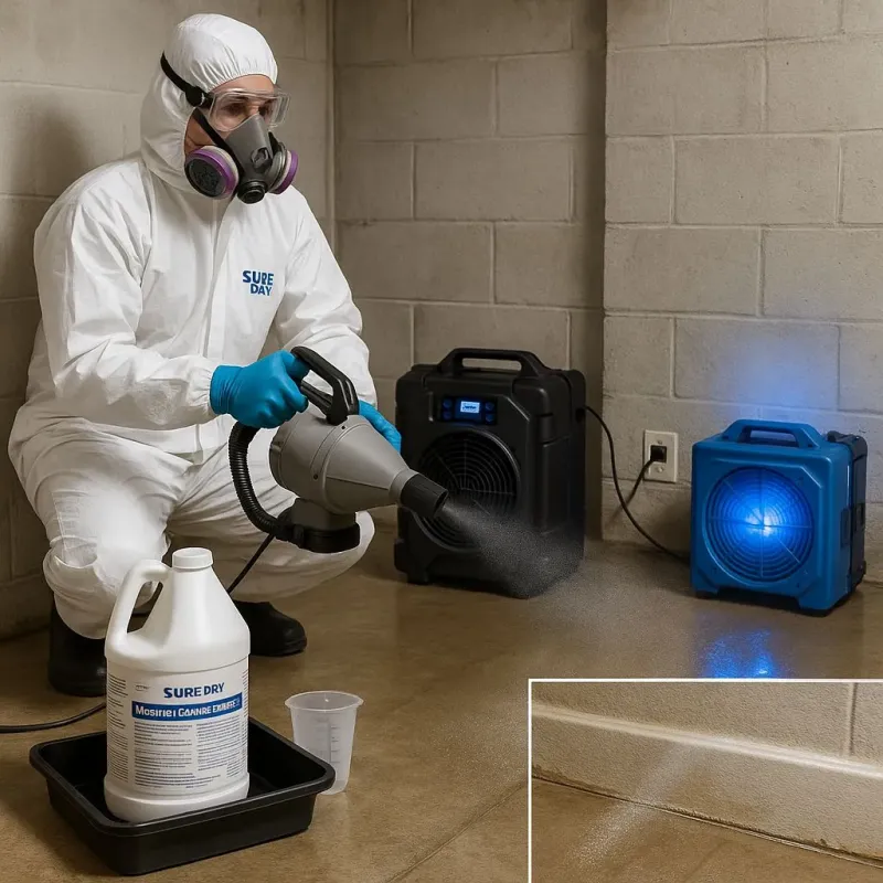 Sanitization and Odor Removal process in Meadow Lakes, AK