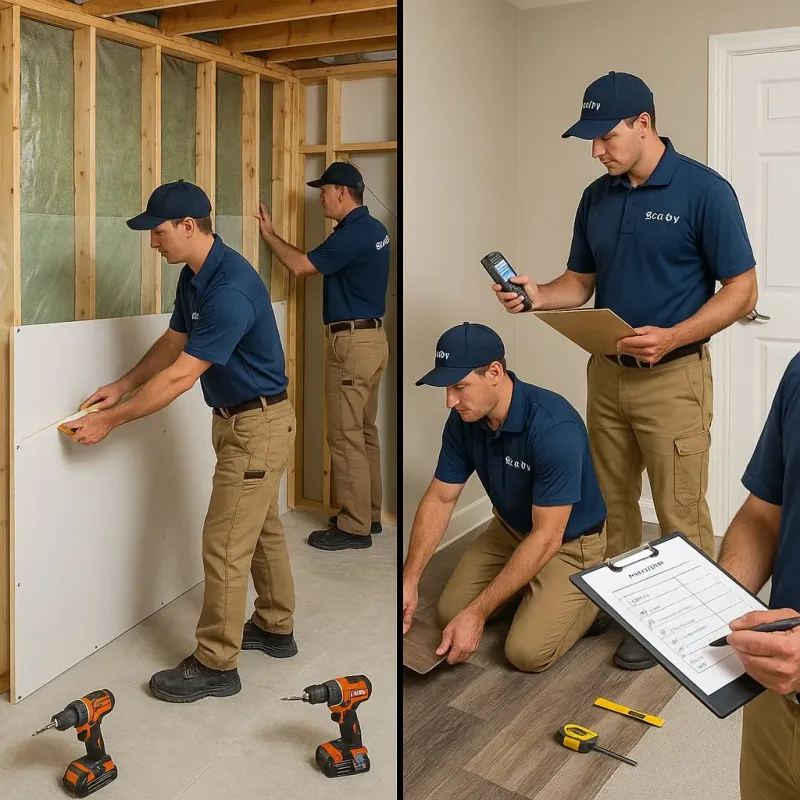Repairs and Reconstruction process in Meadow Lakes, AK